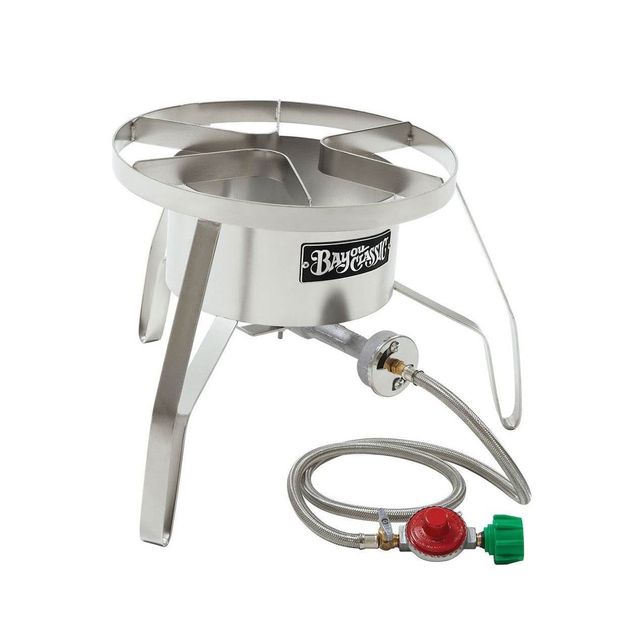 Bayou Classic Stainless Steel Single Burner Outdoor Cooker