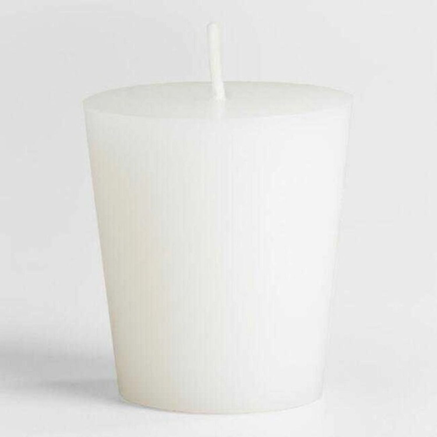 Pack of 6 White Soy Wax Votive Candles