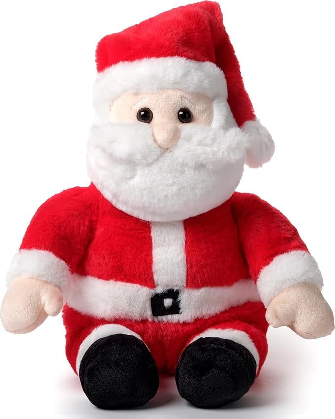 Bearington 16" Red and White Santa Claus Plush Toy