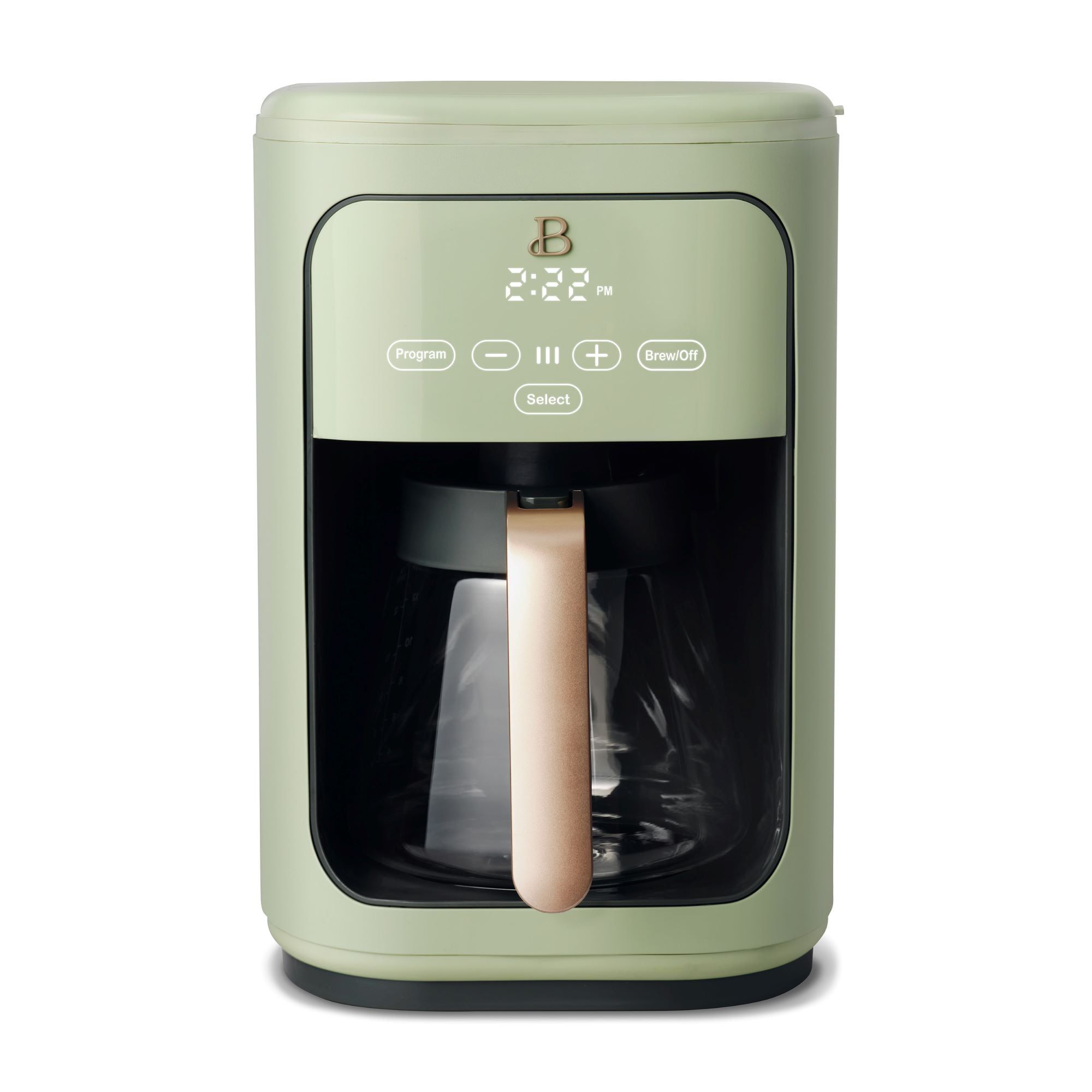 Sage Green 14-Cup Programmable Coffee Maker with Touch Display