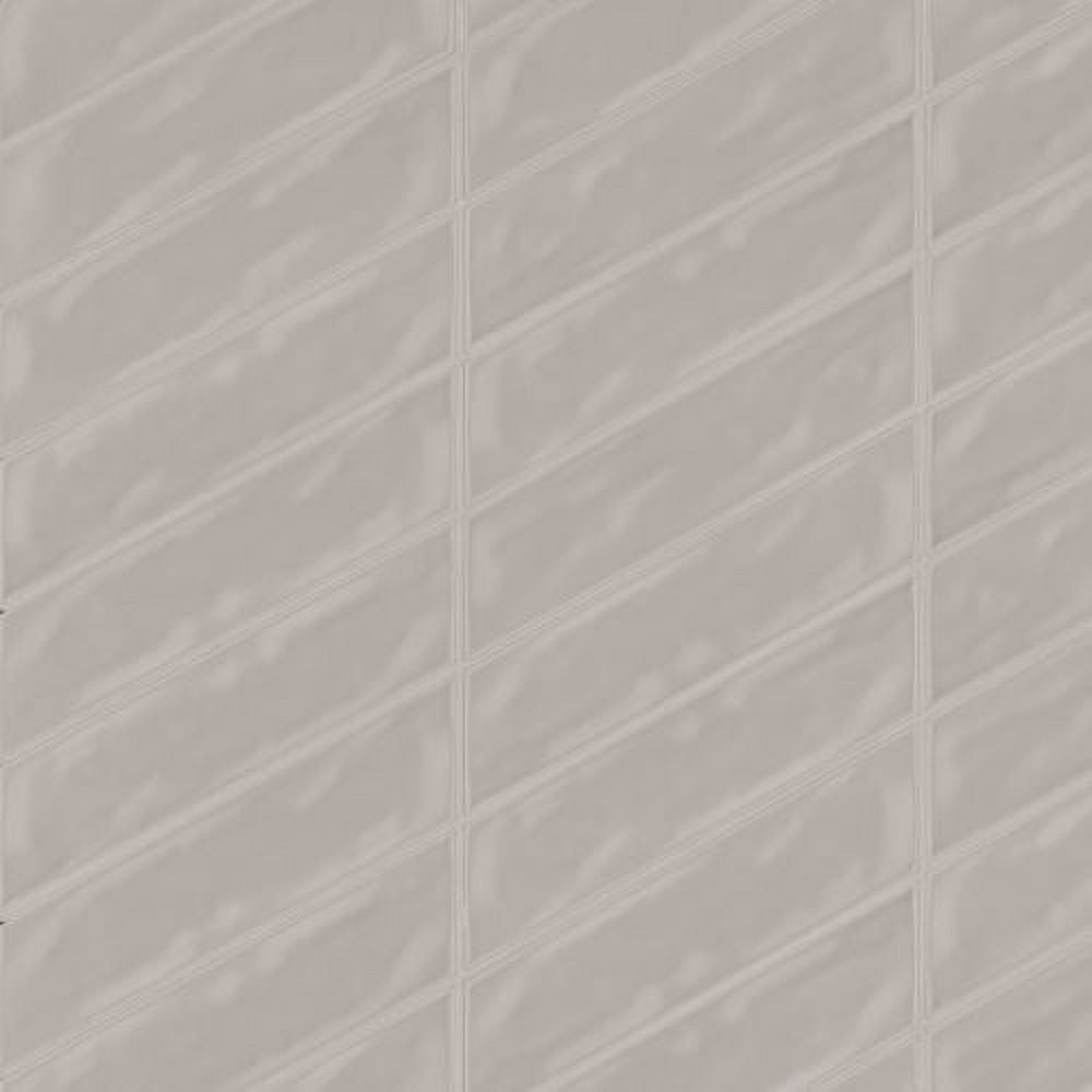 Sorrento Beige Glossy Ceramic Wall Tile 2.5" x 10"