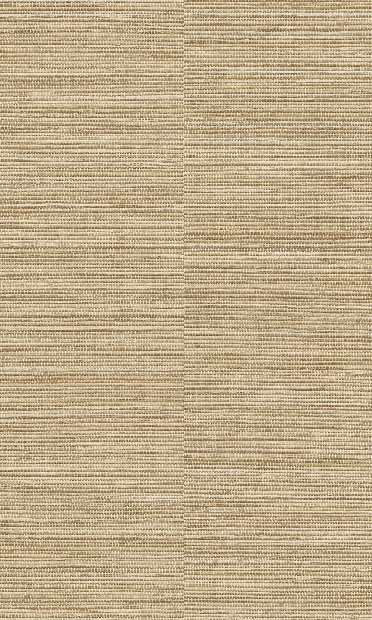 Beige Textured Grasscloth Effect Non-Pasted Wallpaper