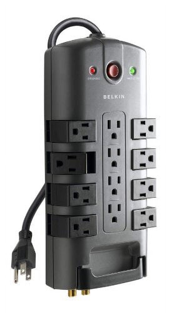 Belkin 12-Outlet Black Surge Protector with 8-Foot Cord