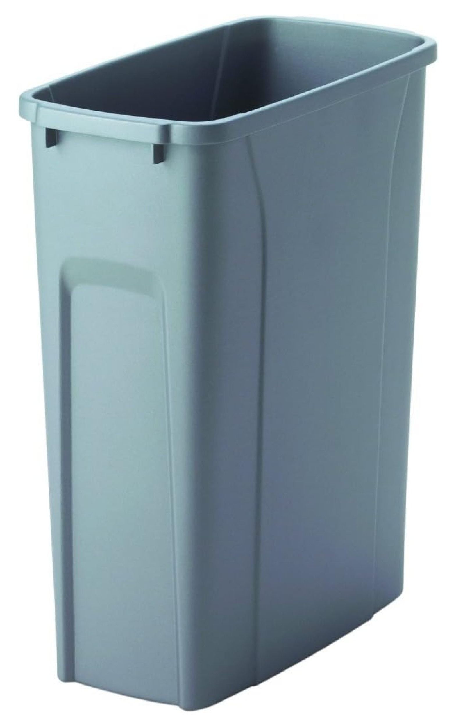 Platinum Plastic Pull-Out Rectangular Trash Can, 20 Quart