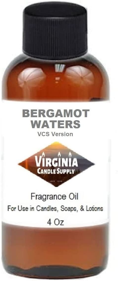 Bergamot Waters Fragrance Oil for Candles and Soaps, 4 oz