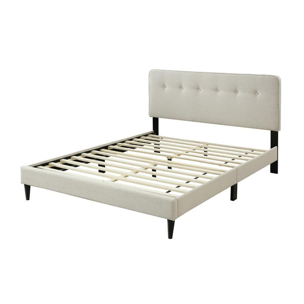 Amelia Full Upholstered Bed with Tufted Headboard