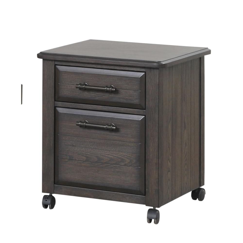 Bellamy Black Elm Veneer 2-Drawer Filing Cabinet