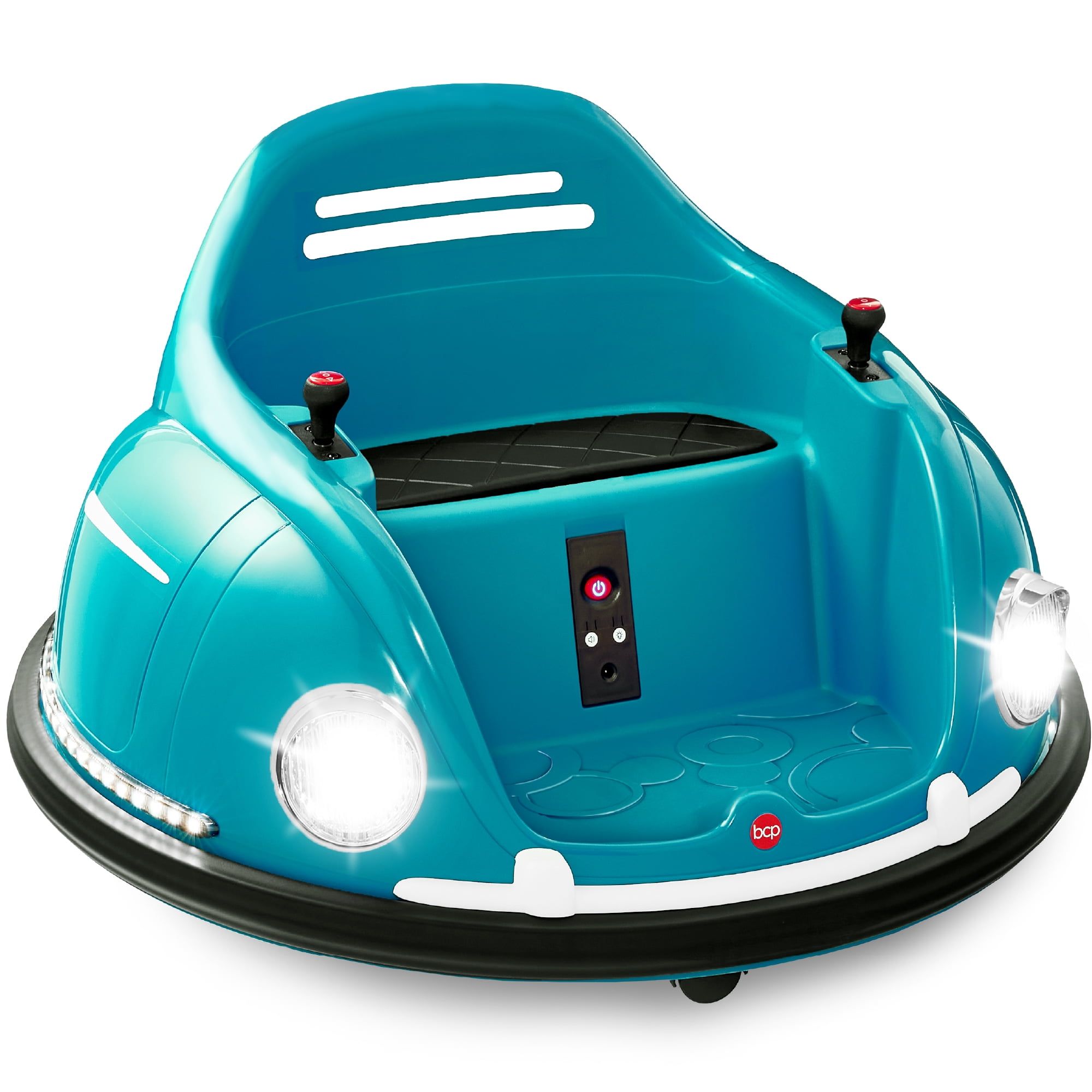 Blue 6-Volt Kids Ride-On Bumper Car with Remote Control