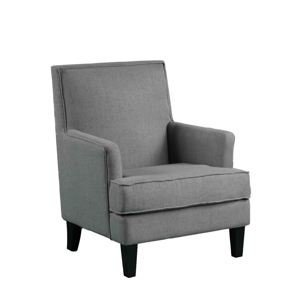 Dark Gray Velvet 30" Accent Chair