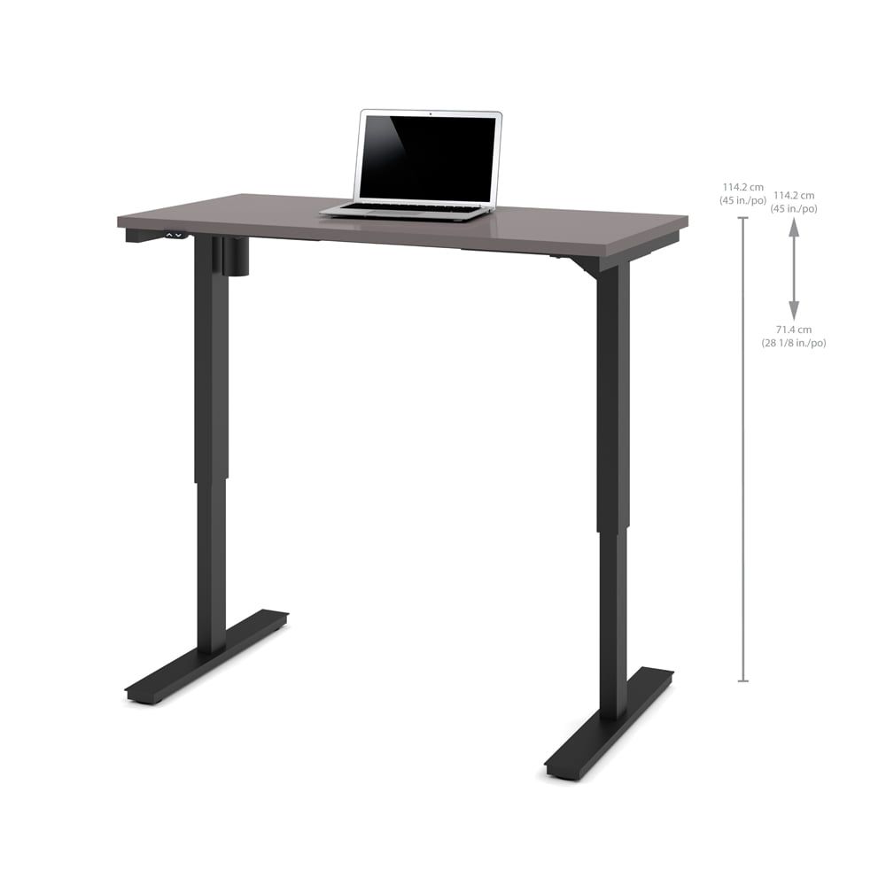 Contemporary Slate 47.6" Electric Adjustable Height Desk