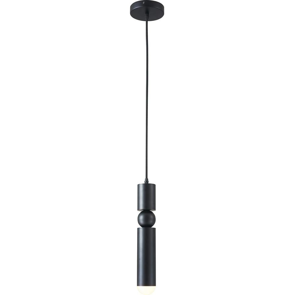 Matte Black Mini Iron Pendant Light with Adjustable Cord