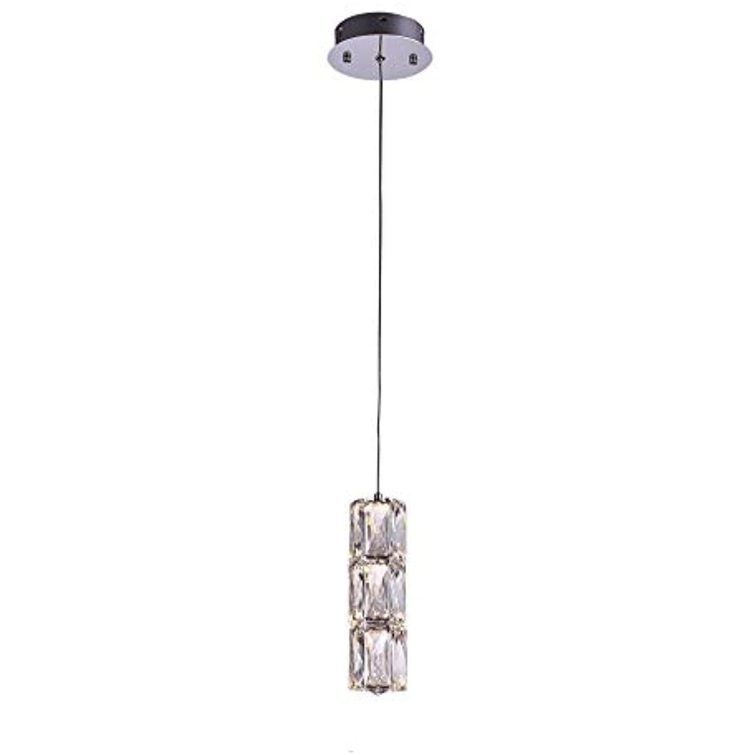 Bethel Mini Crystal LED Pendant Light in Chrome