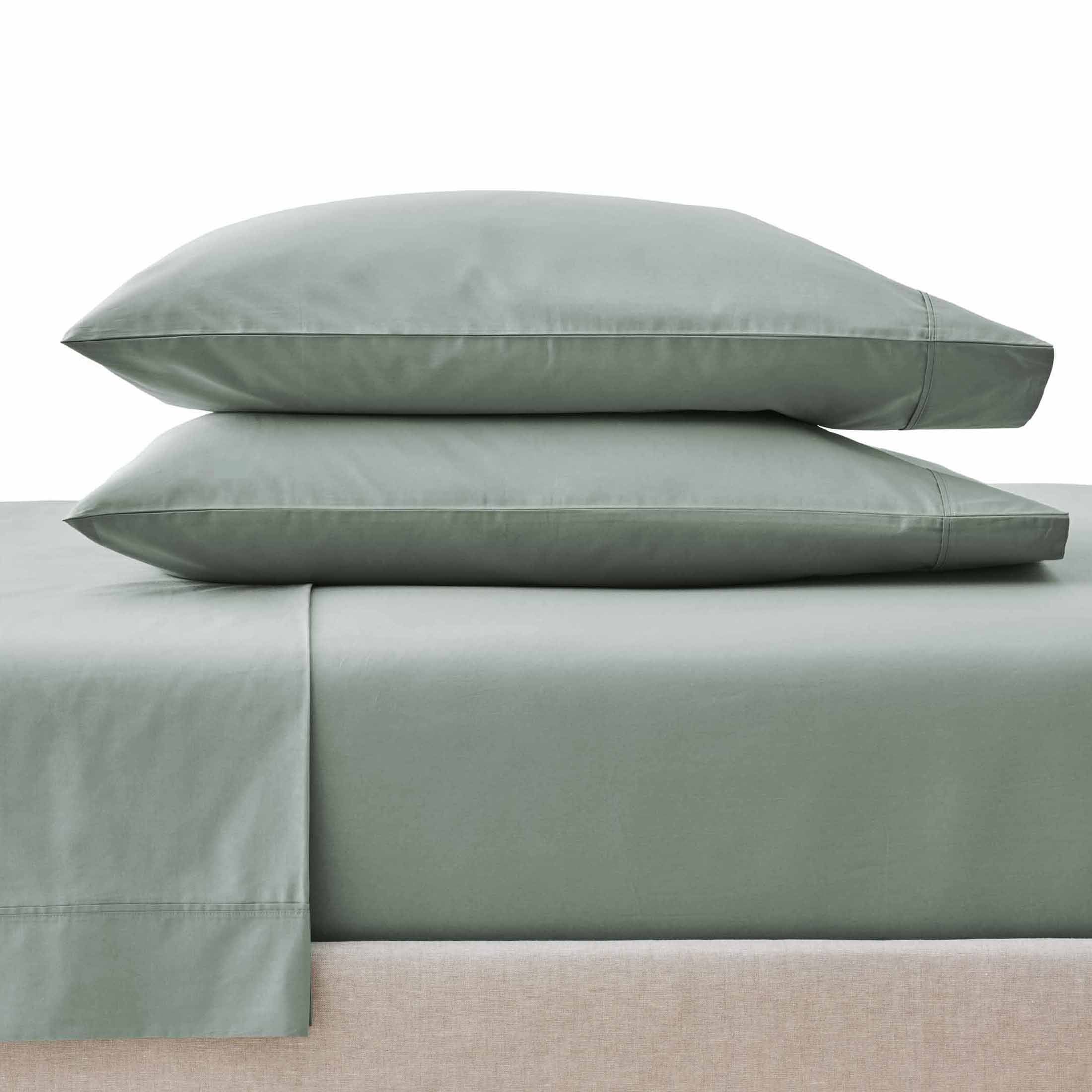 Green River Cotton Percale Full Bed Sheet Set