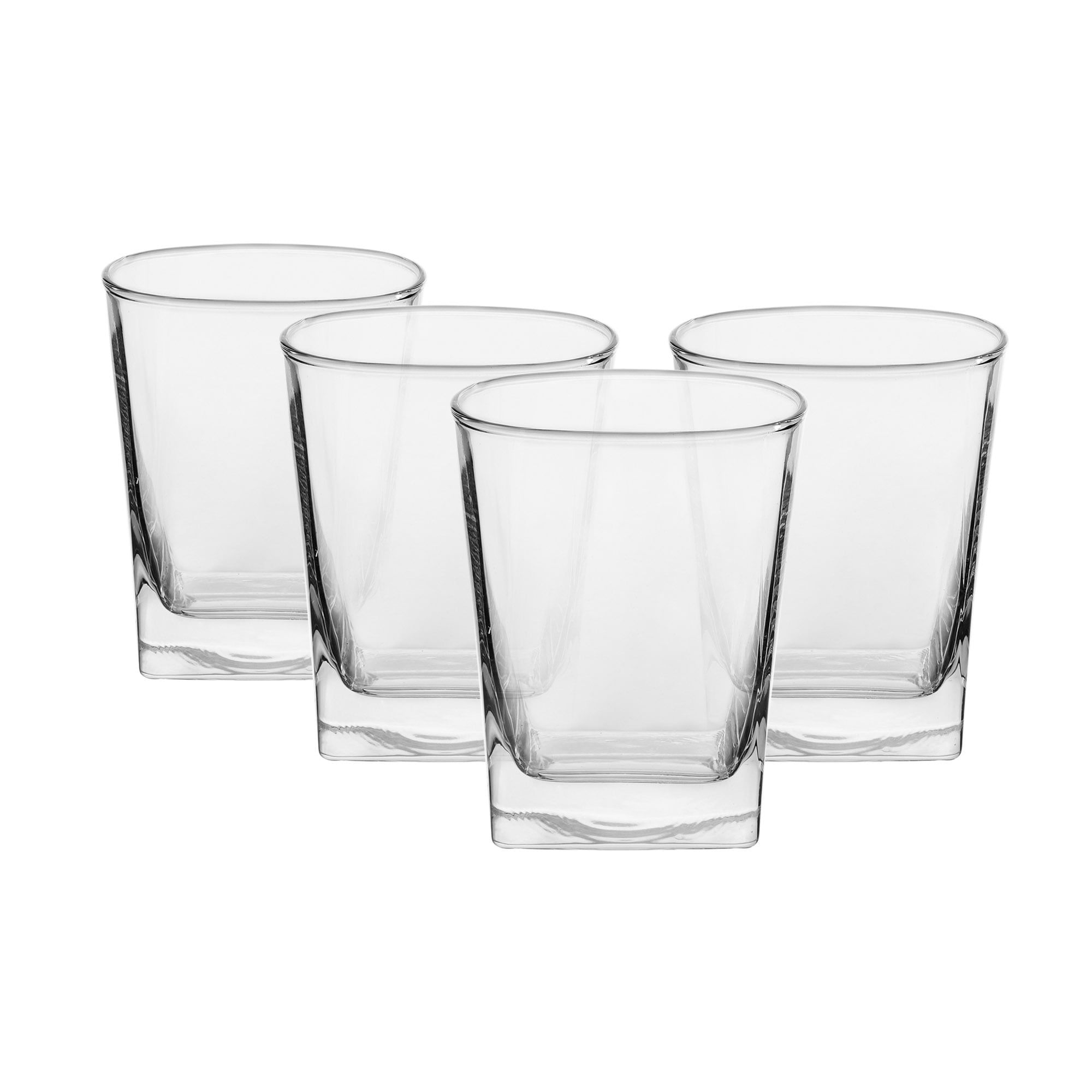 Hollis Clear Glass 12.17 oz Drinking Glasses, Set of 4