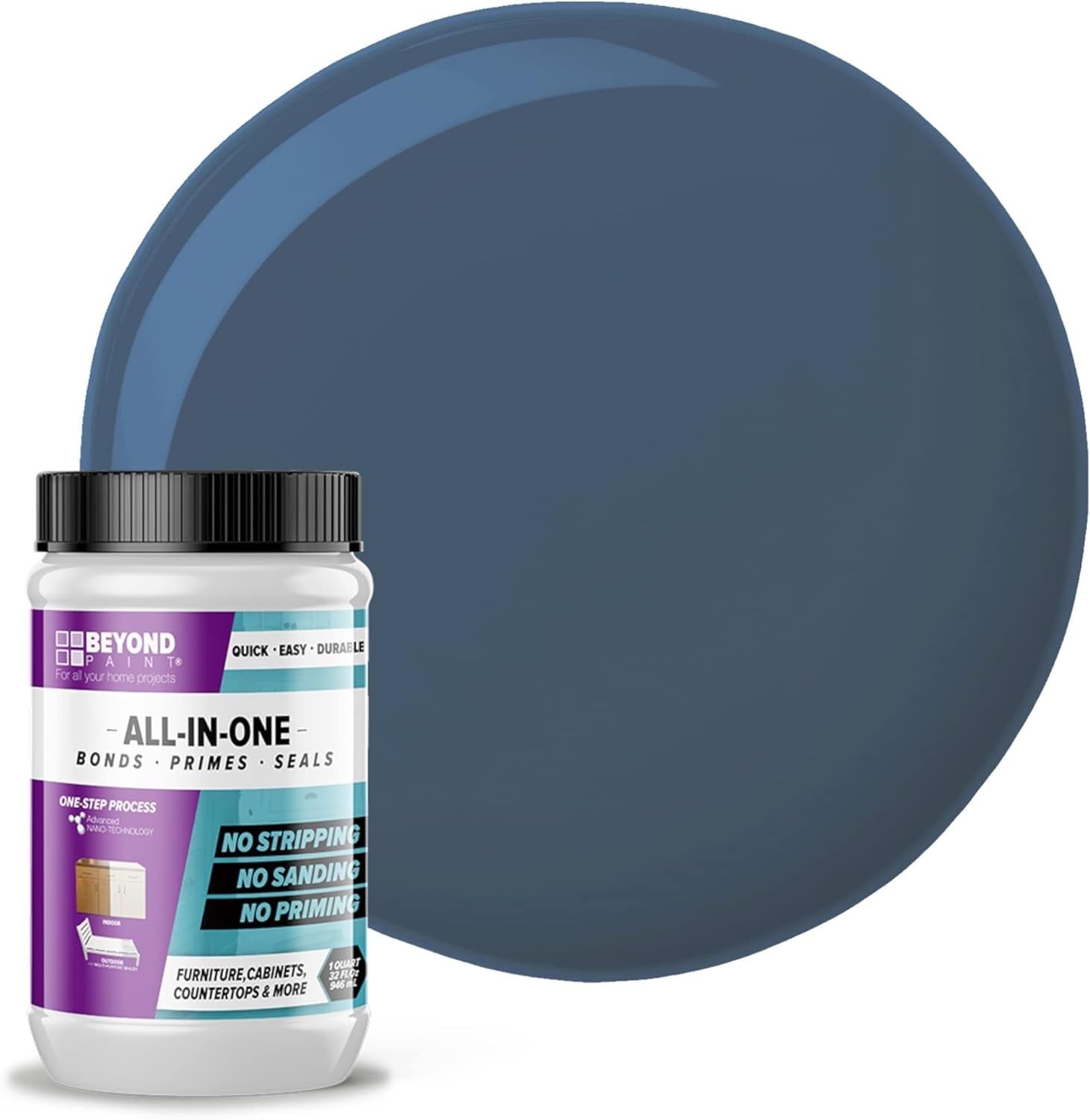 Deep Blue Quart All-in-One Interior Paint