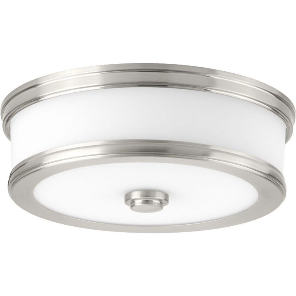 Brushed Nickel 10.5" LED Flush Mount Ceiling Light