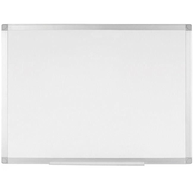 Magnetic White Porcelain Dry Erase Board with Aluminum Frame 36" x 24"