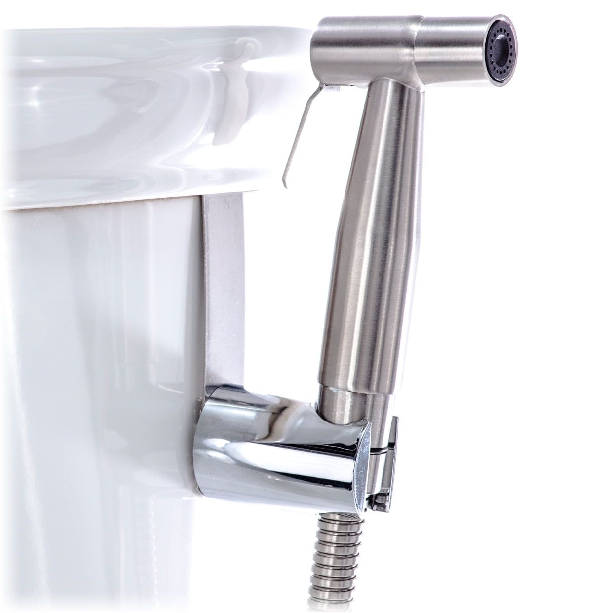 Stainless Steel Hand-Held Bidet Sprayer with 59-Inch Hose