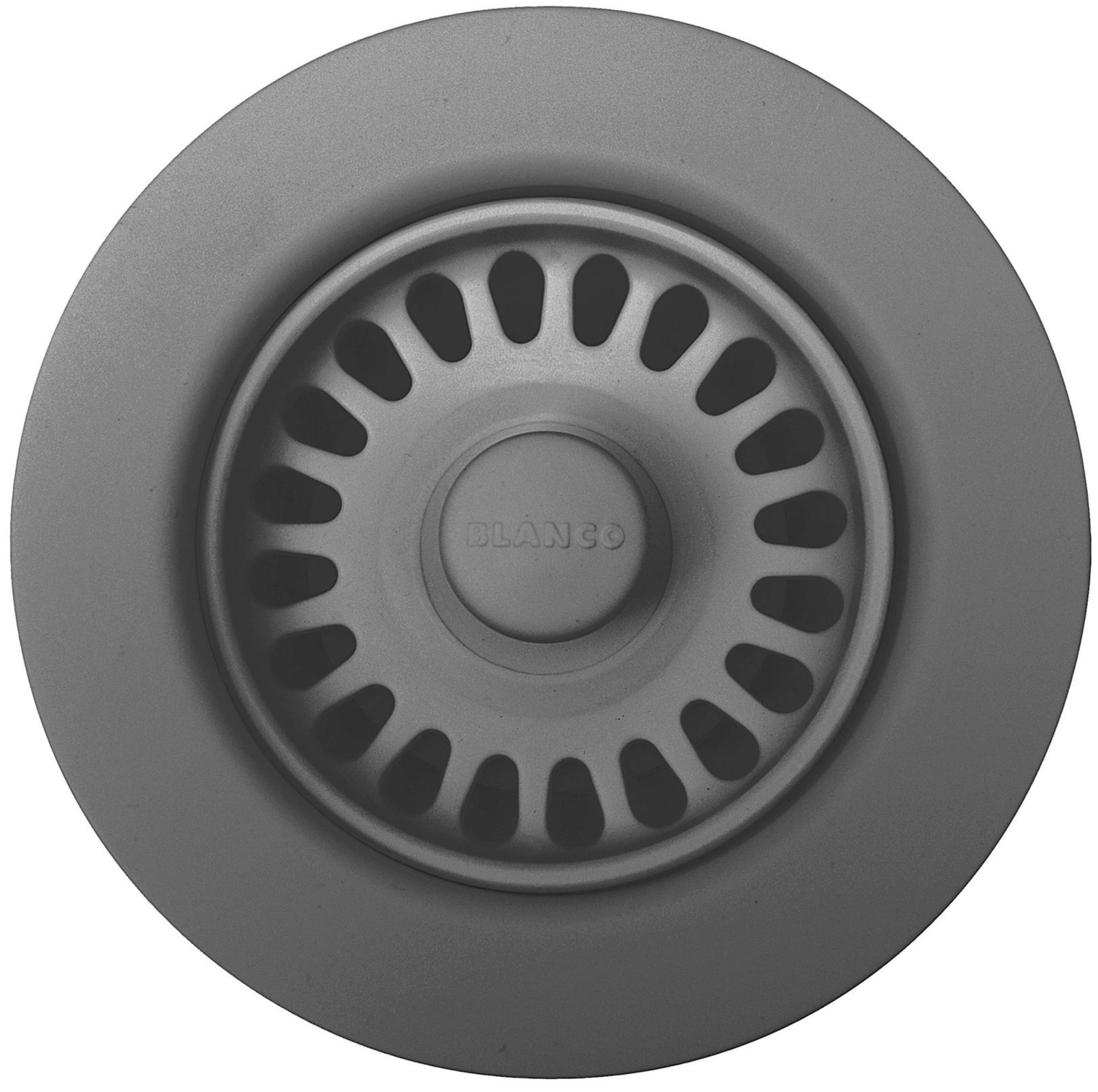 Metallic Gray Stainless Steel Kitchen Sink Waste Flange, 3.5"