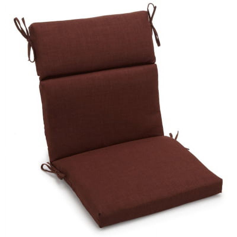 Cocoa Brown Polyester Outdoor Adirondack Chair Cushion