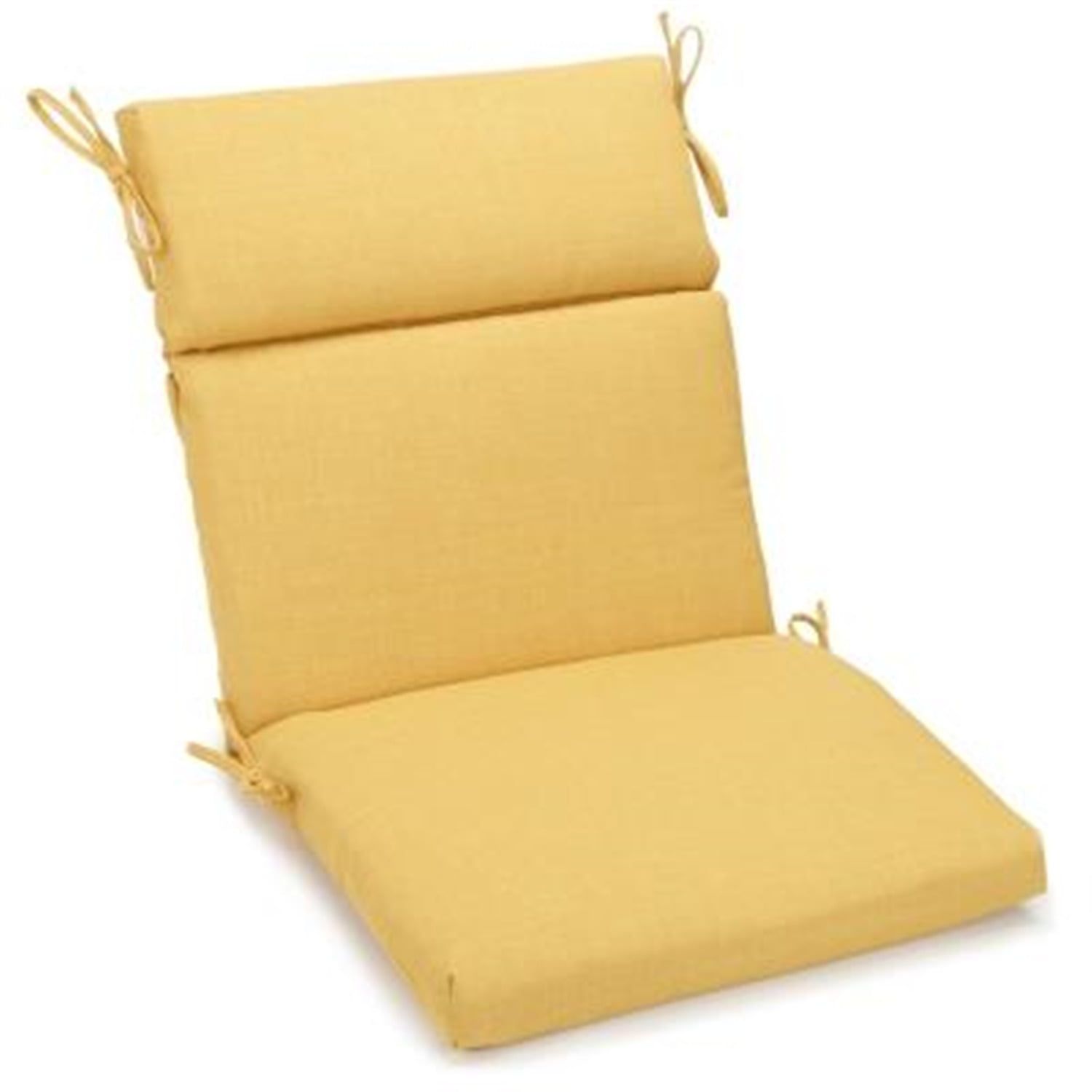 Lemon Yellow Spun Polyester Outdoor Adirondack Chair Cushion