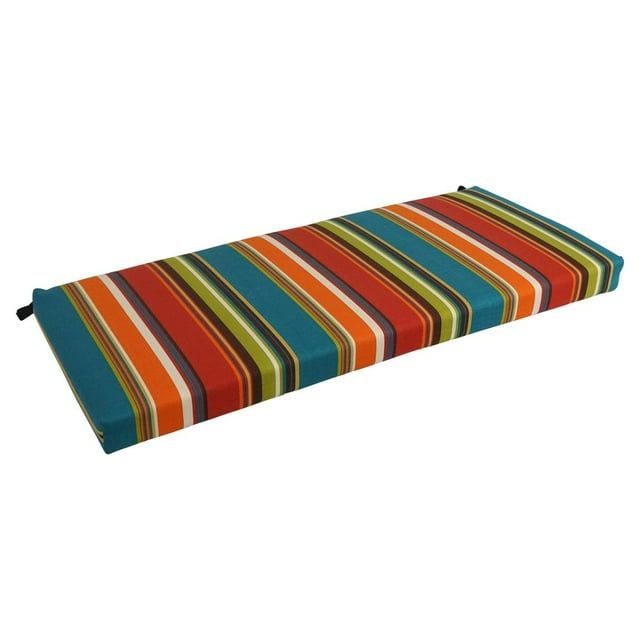Vibrant Multicolor Outdoor Spun Polyester Loveseat Cushion