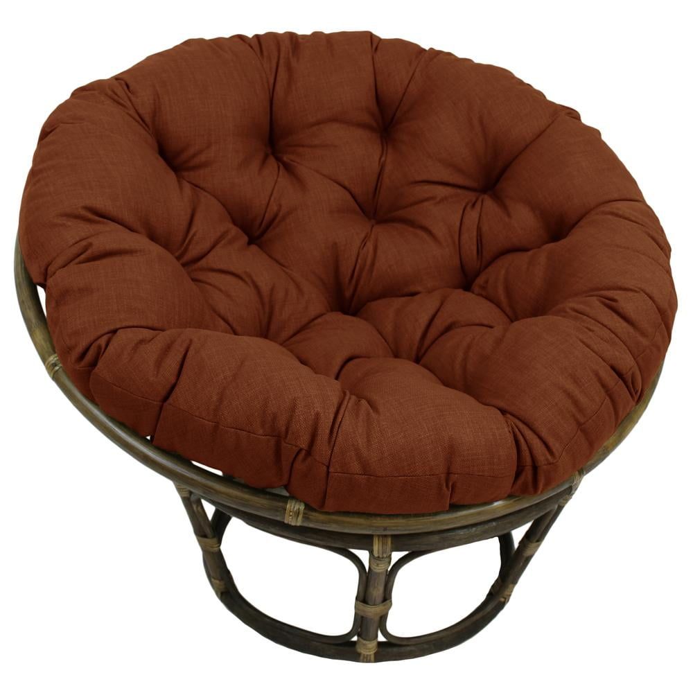 Cinnamon Tufted 44-Inch Outdoor Papasan Cushion