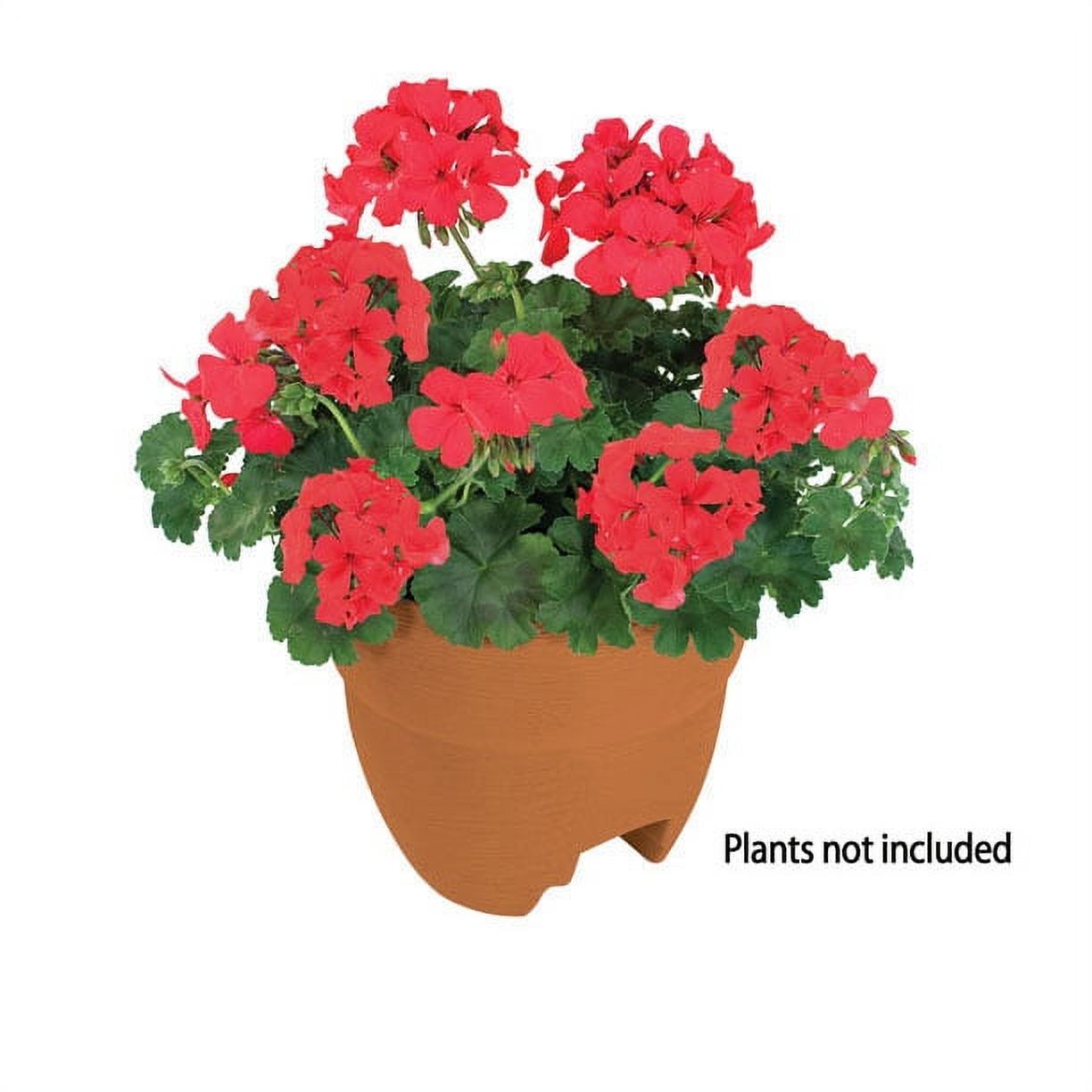 Terracotta Polyethylene Post Planter for Outdoor Spaces