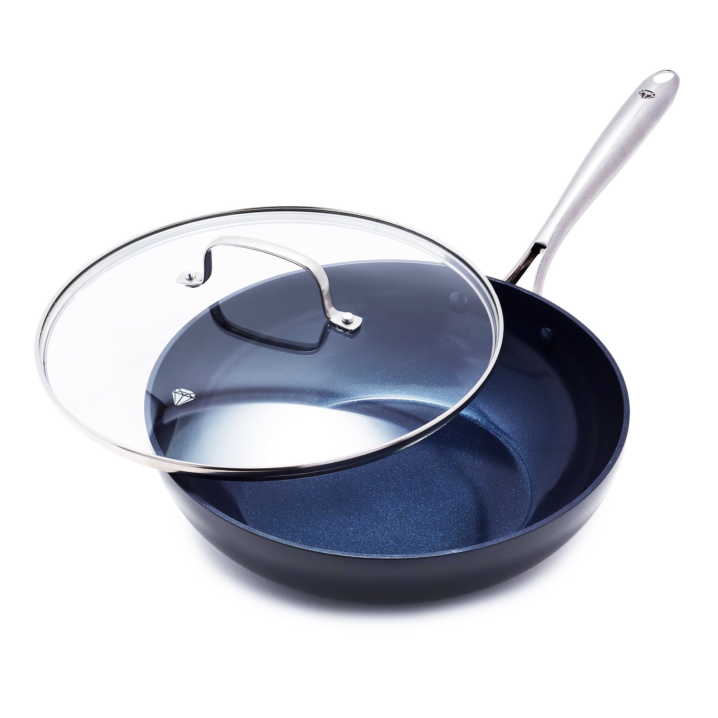 Blue Diamond 11" Hard Anodized Aluminum Frying Pan with Lid