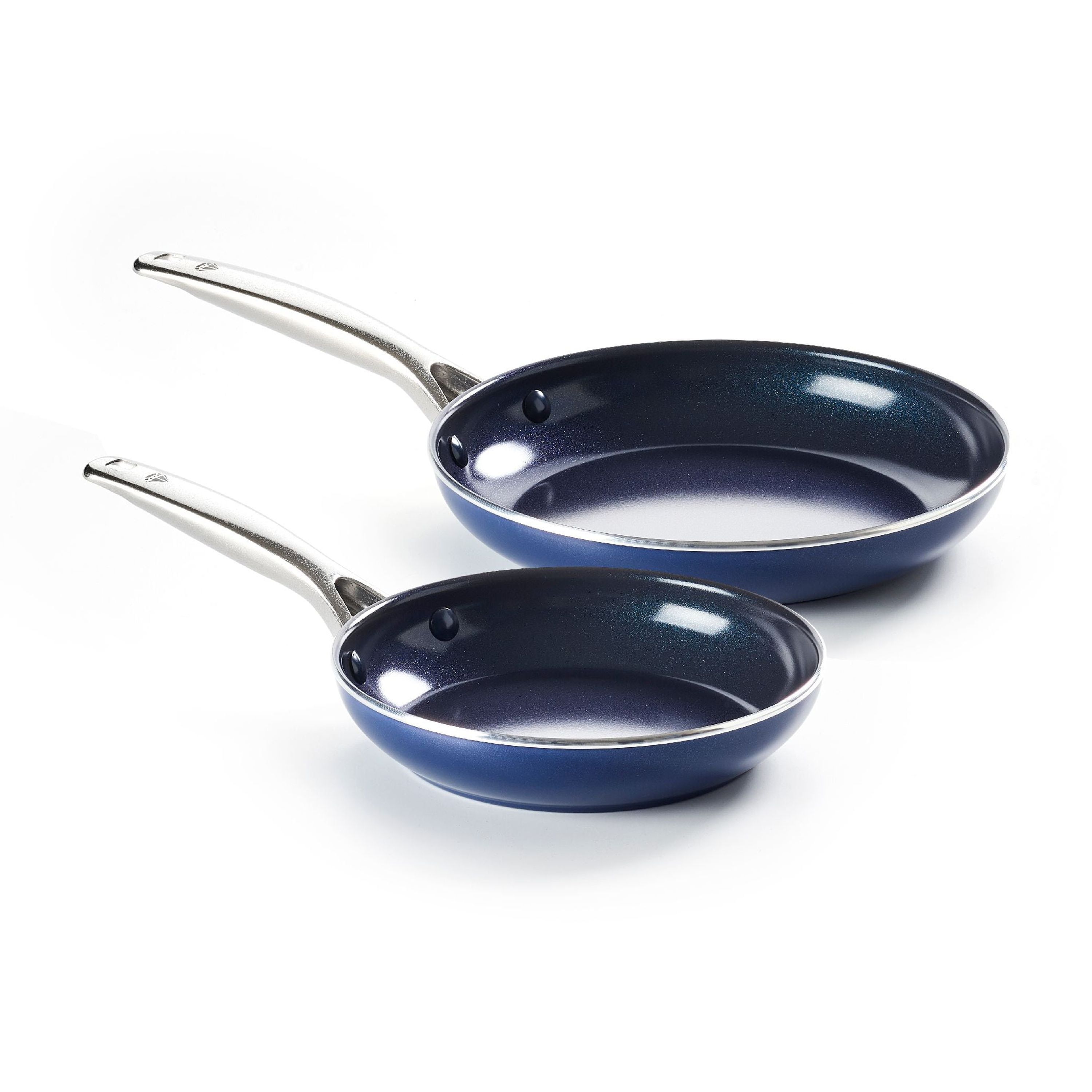 Blue Diamond 9.5" & 11" Nonstick Ceramic Frypan Set