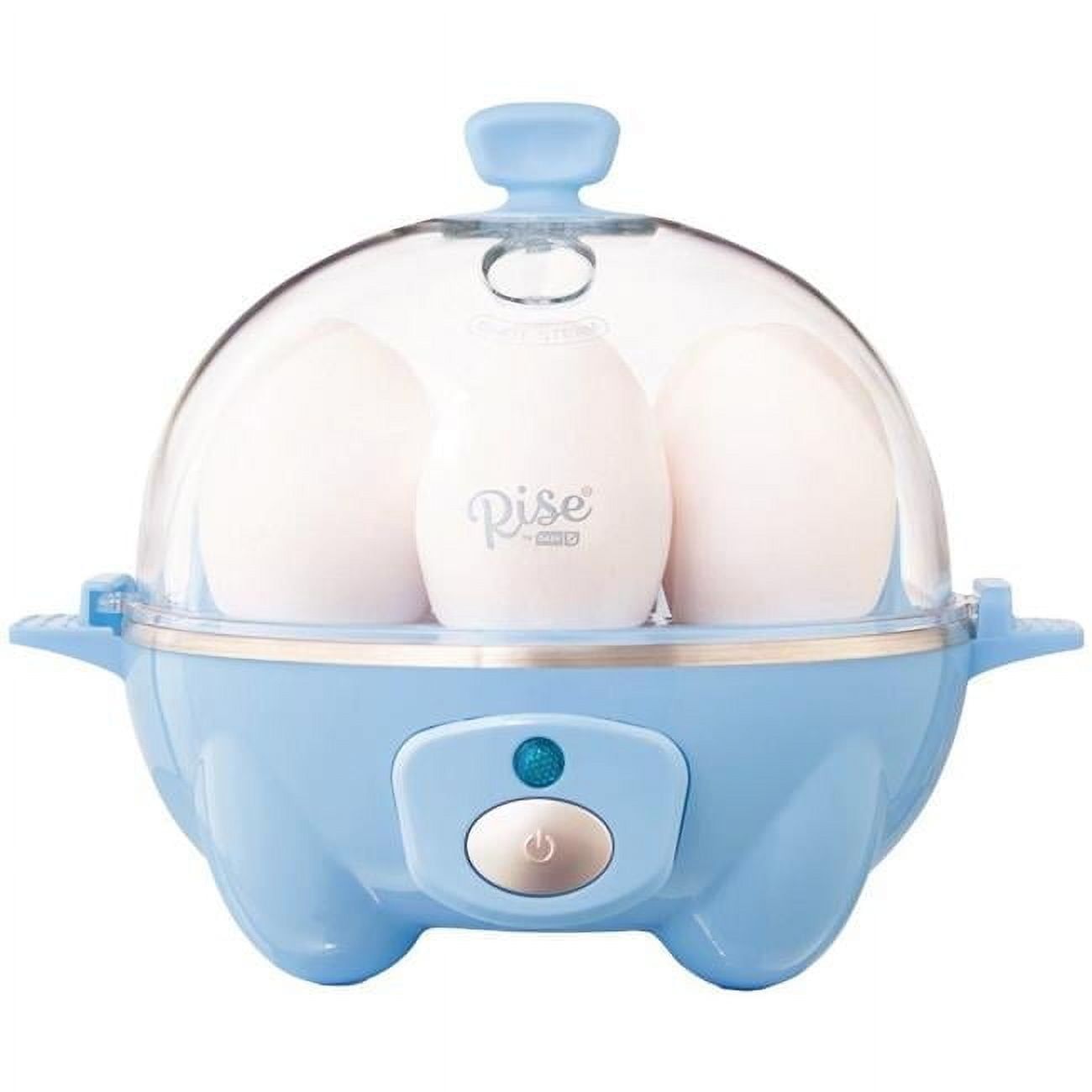 Rise by Dash Blue 7-Egg Capacity Electric Egg Cooker