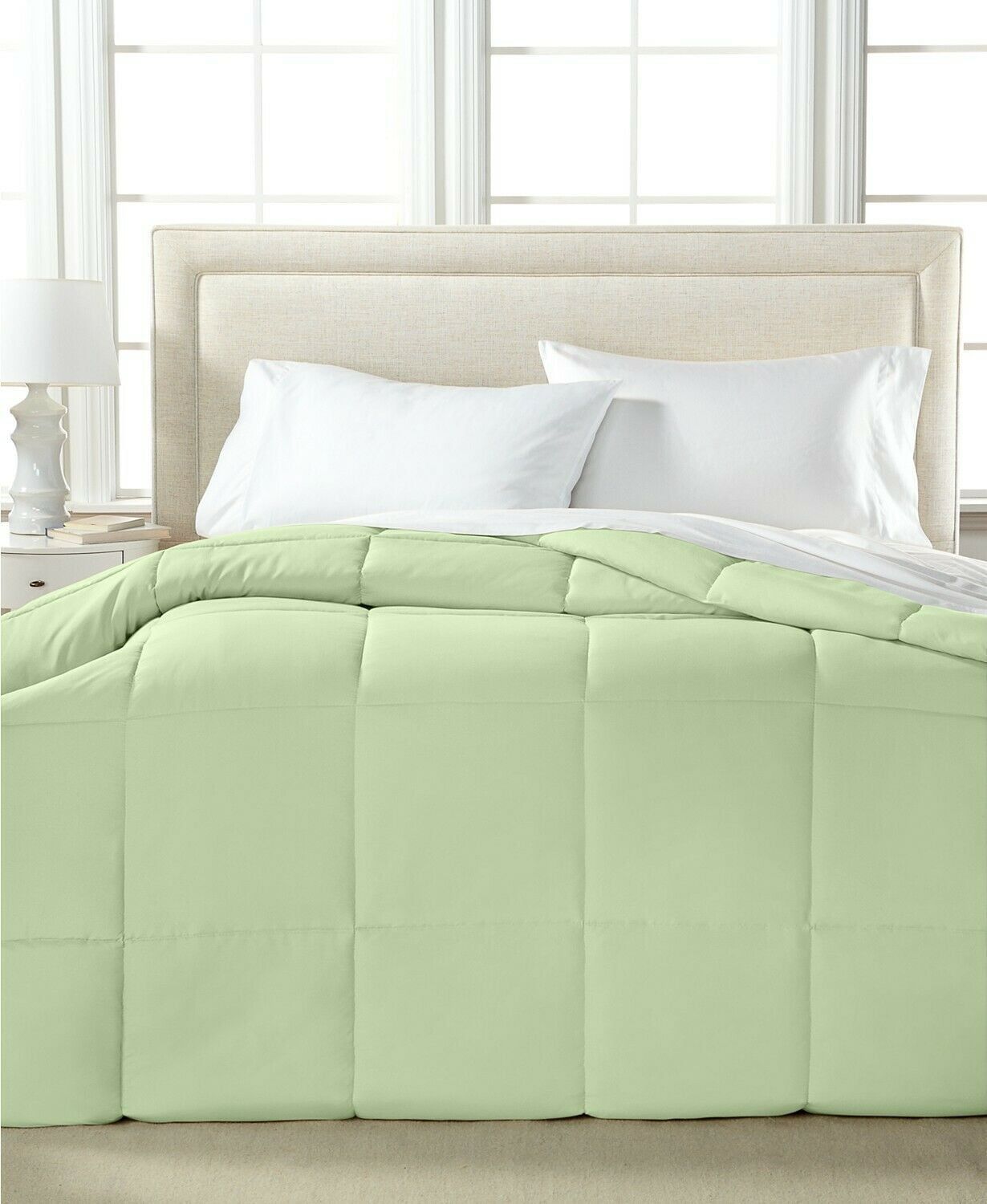 Sage Twin Reversible Down Alternative Microfiber Comforter