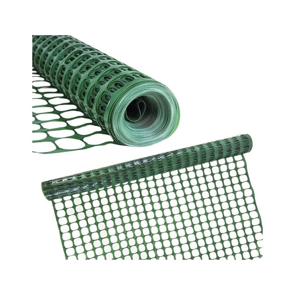 Green 4' x 100' Flexible Safety Snow Fence