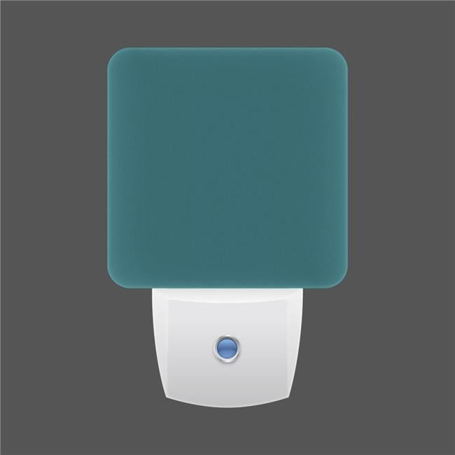 Turquoise LED Motion-Sensor Night Light with Remote Control