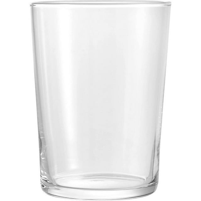 Bormioli Rocco 17oz Clear Tempered Glass Drinking Tumblers, Set of 12