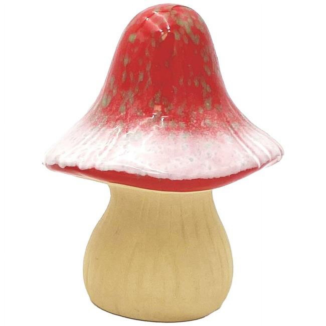 Bosmere BOSW131 4 x 6 in. Ceramic Mushroom, Red
