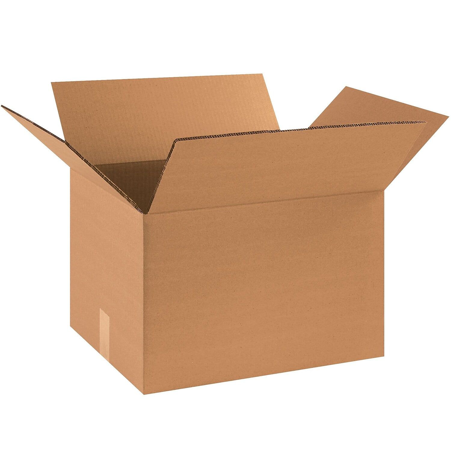 Heavy-Duty Double Wall Kraft Corrugated Moving Boxes, 18 x 14 x 10 in, Pack of 15