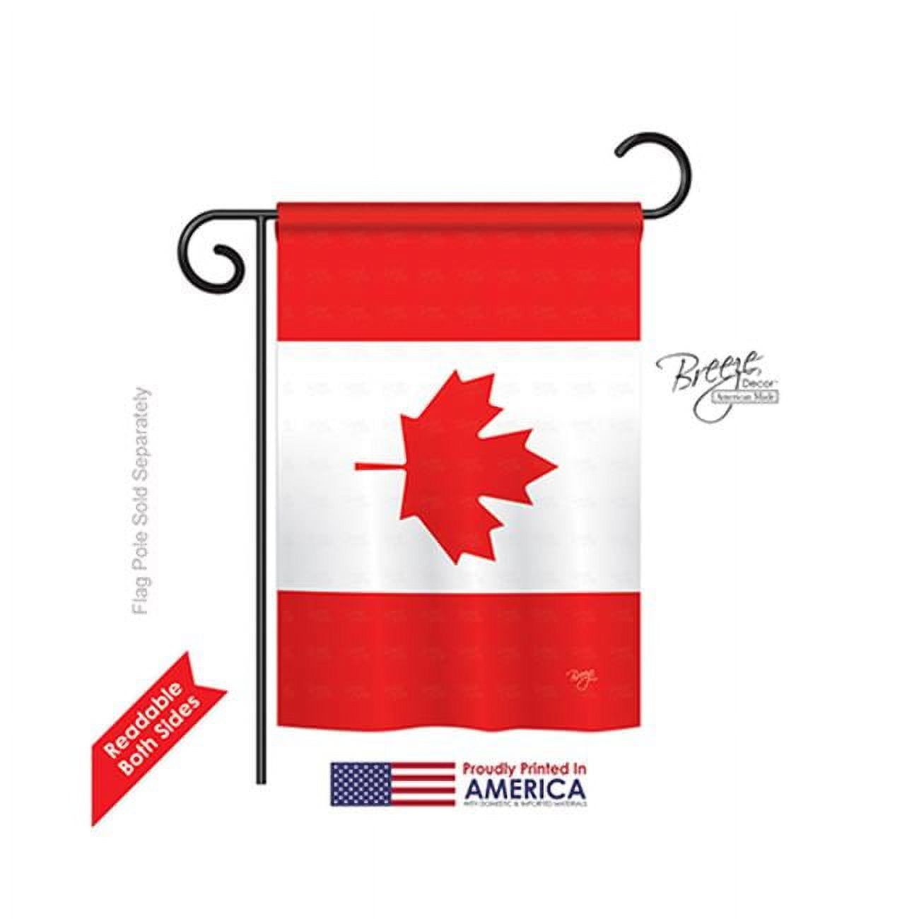 Patriotic Canada 2-Sided Polyester Garden Flag