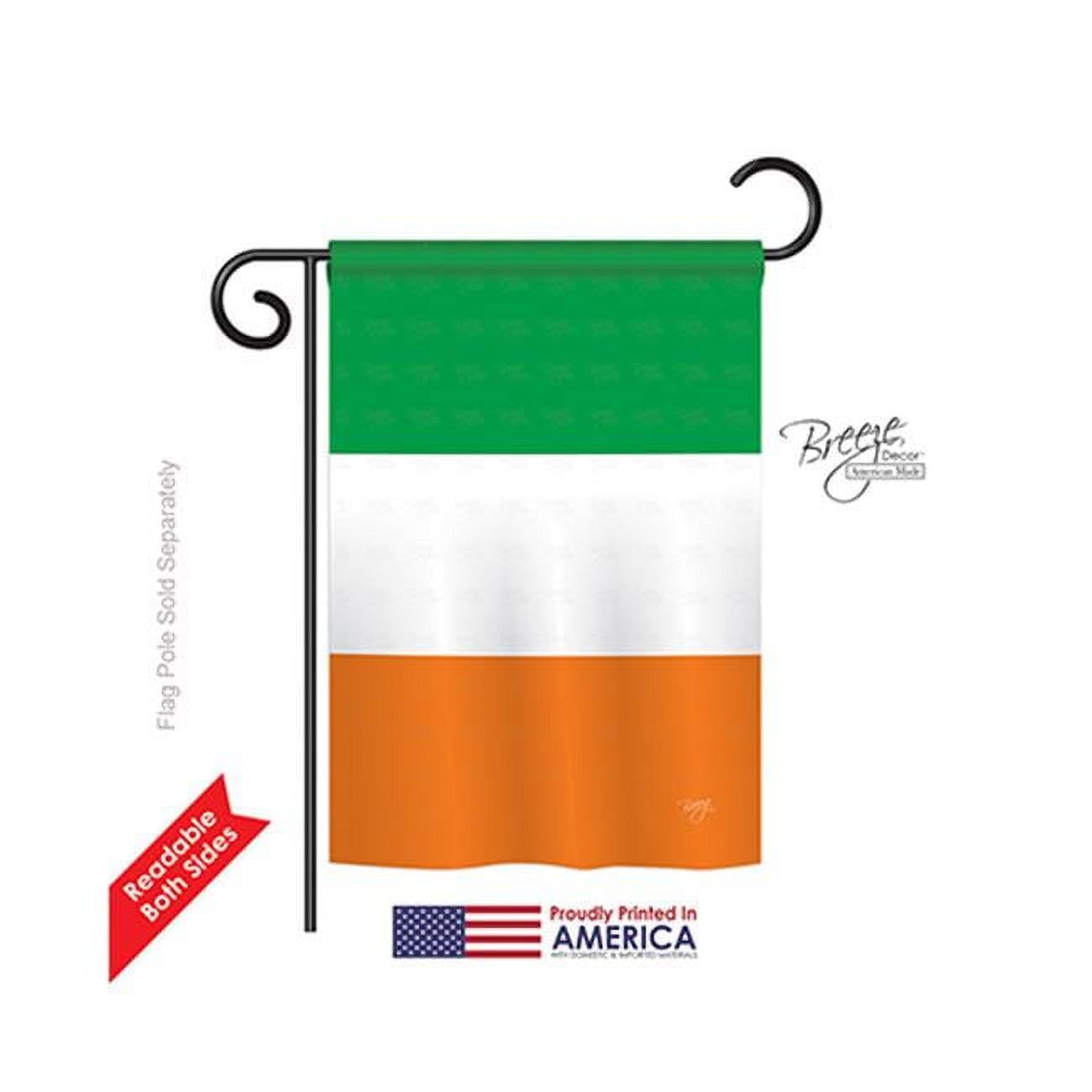 Patriotic Ireland Flag Polyester Garden Banner