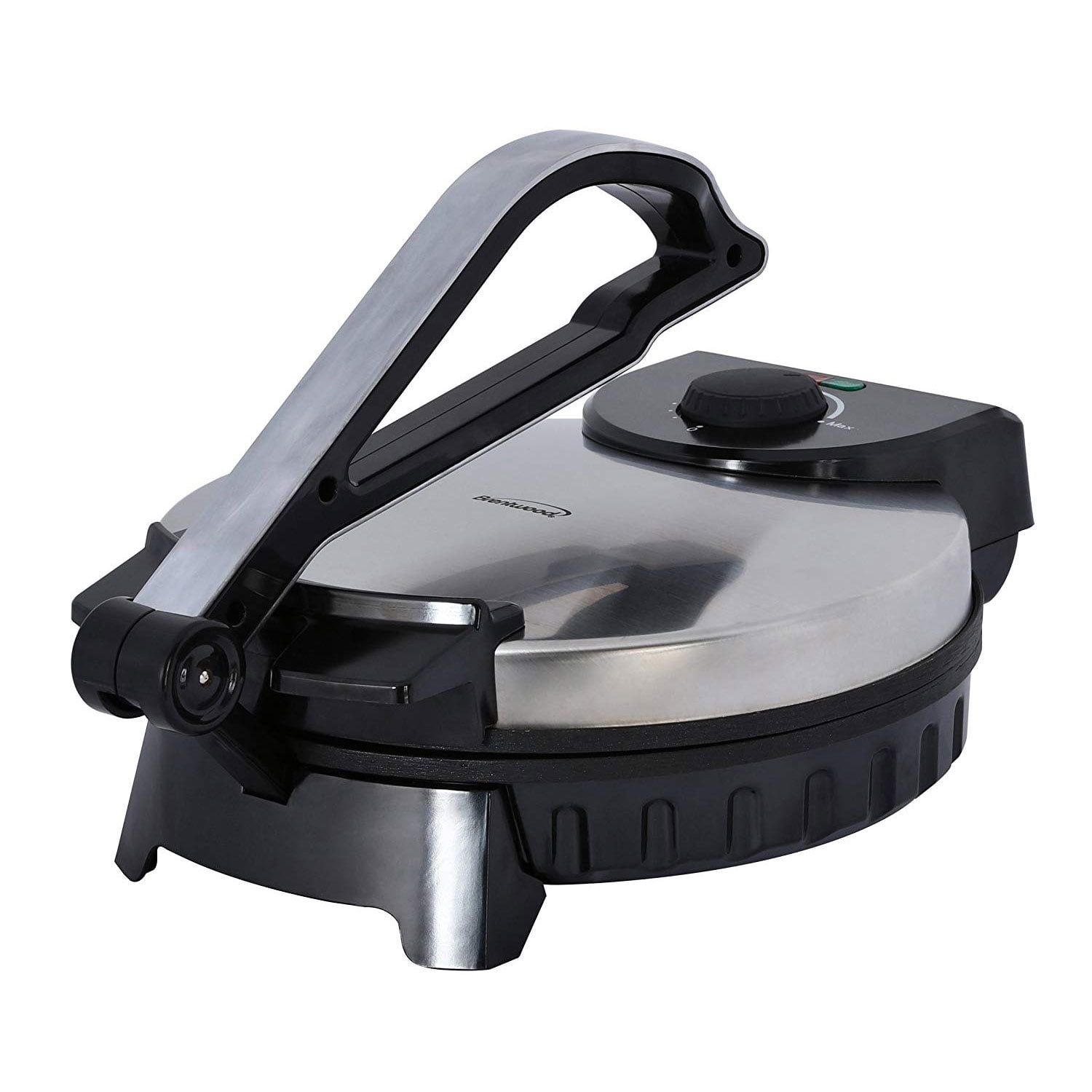 Brentwood 10-Inch Stainless Steel Non-Stick Electric Tortilla Maker