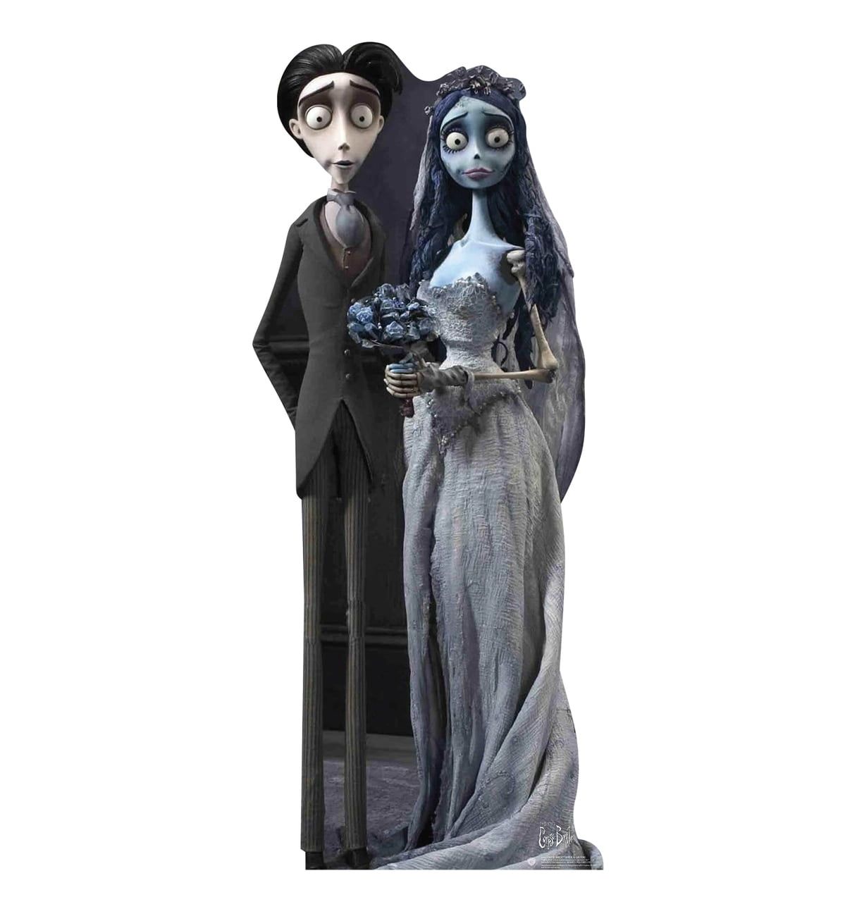 Corpse Bride and Groom Life-Size Cardboard Cutout