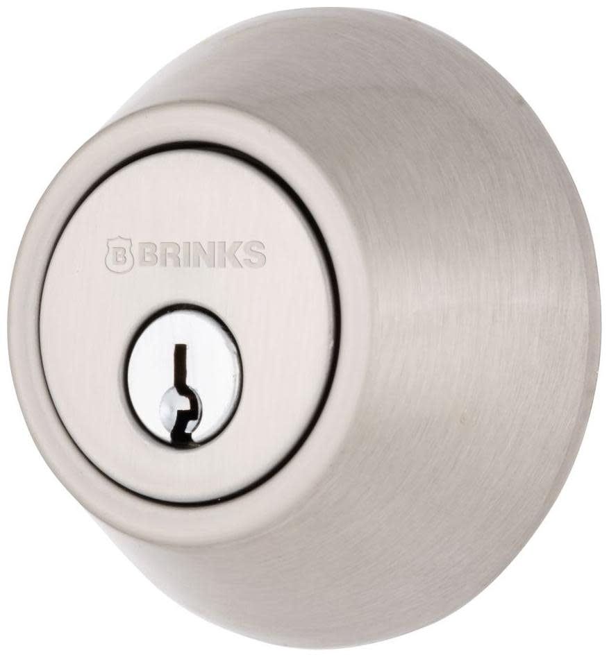 Satin Nickel Single Cylinder Keyed Entry Deadbolt