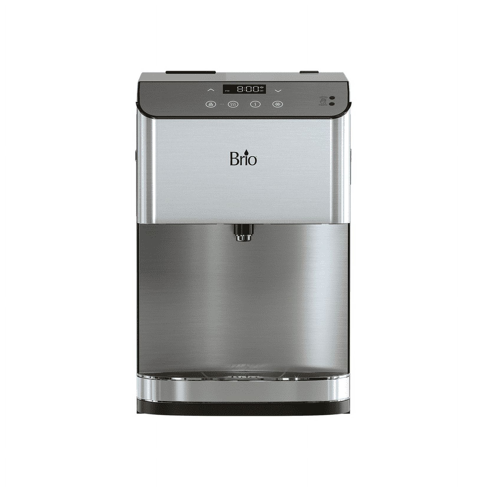 Brio Stainless Steel Compact Countertop Tri-Temperature Water Cooler
