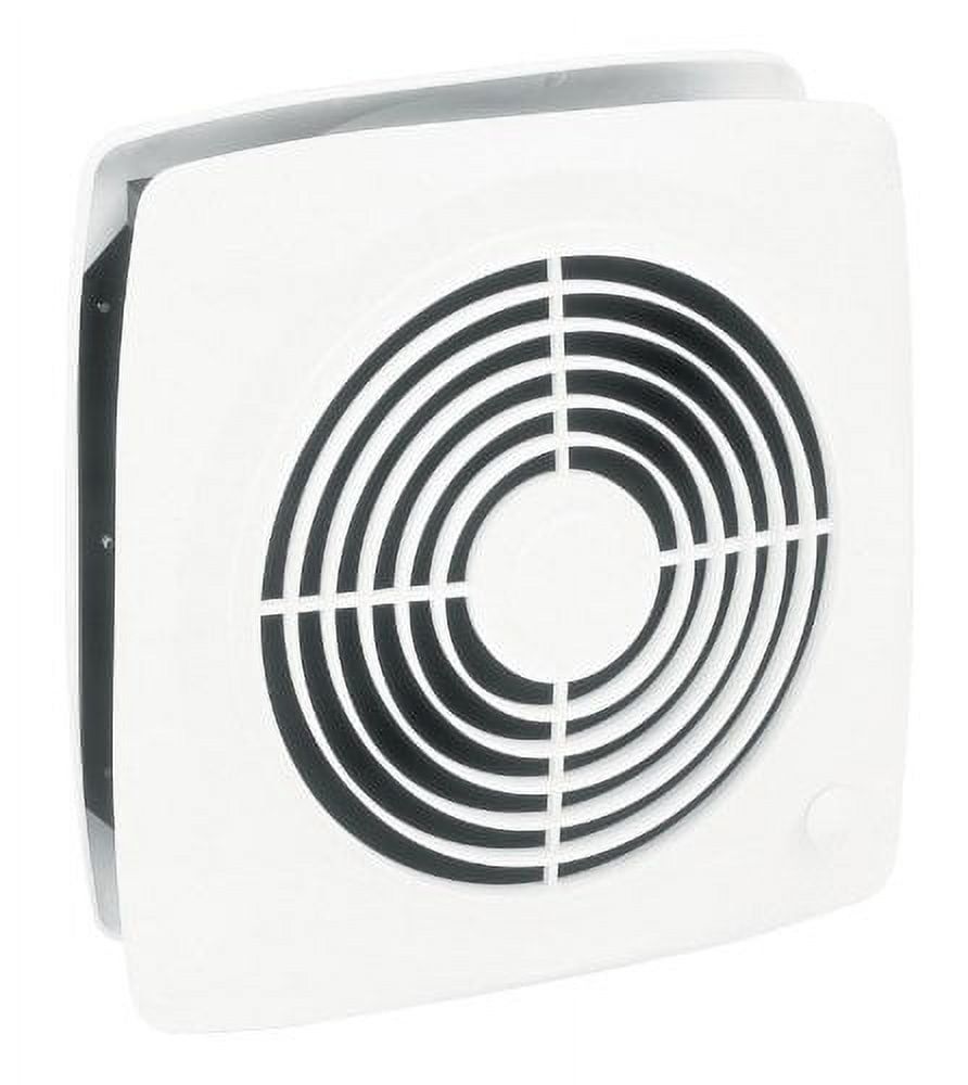 Broan White Plastic 8-Inch Kitchen Exhaust Fan