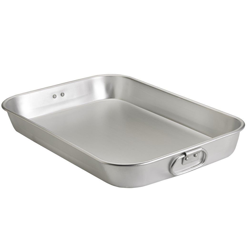 Browne Aluminum 17" Rectangle Roasting Pan with Handles