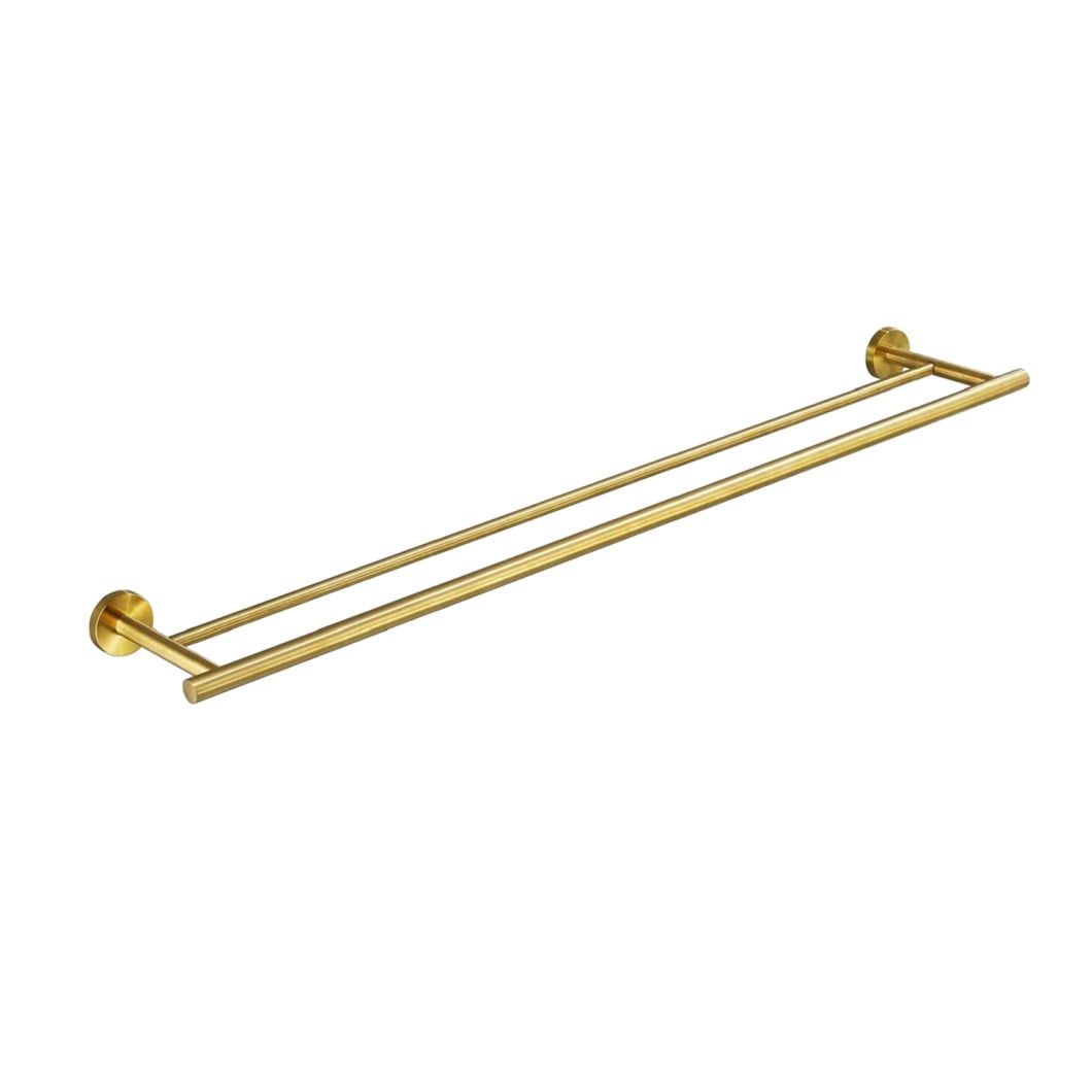 Brushed Gold 23.6-Inch Stainless Steel Wall Mounted Towel Bar