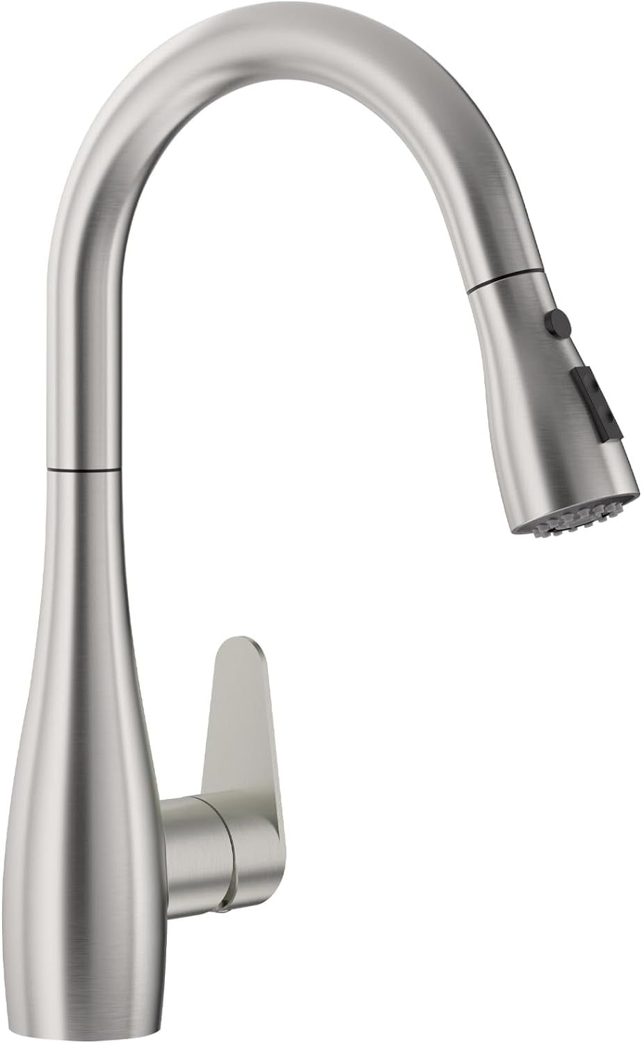 Brushed Nickel Single Handle Pull Down Kitchen Faucet