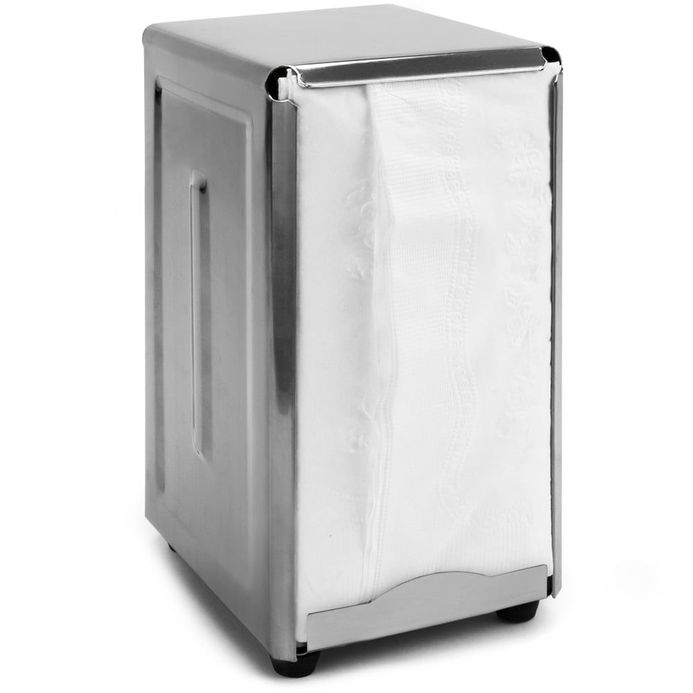 Retro Stainless Steel Tall-Fold Napkin Dispenser