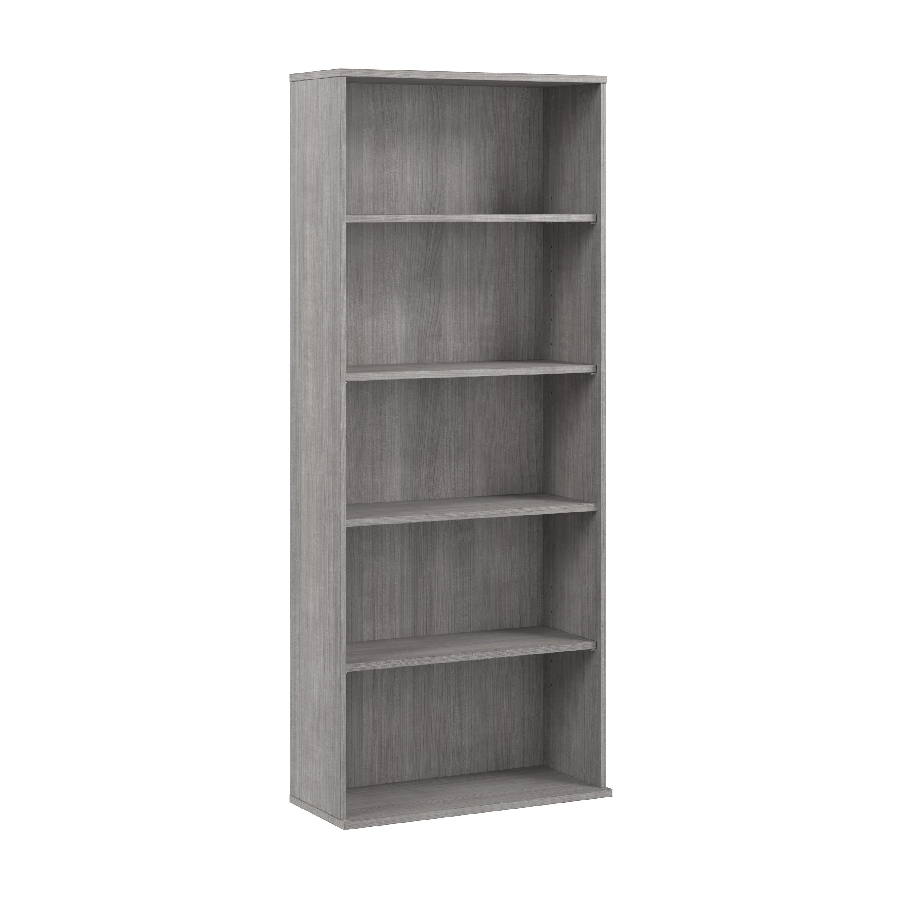 Platinum Gray Adjustable Tall 5 Shelf Bookcase