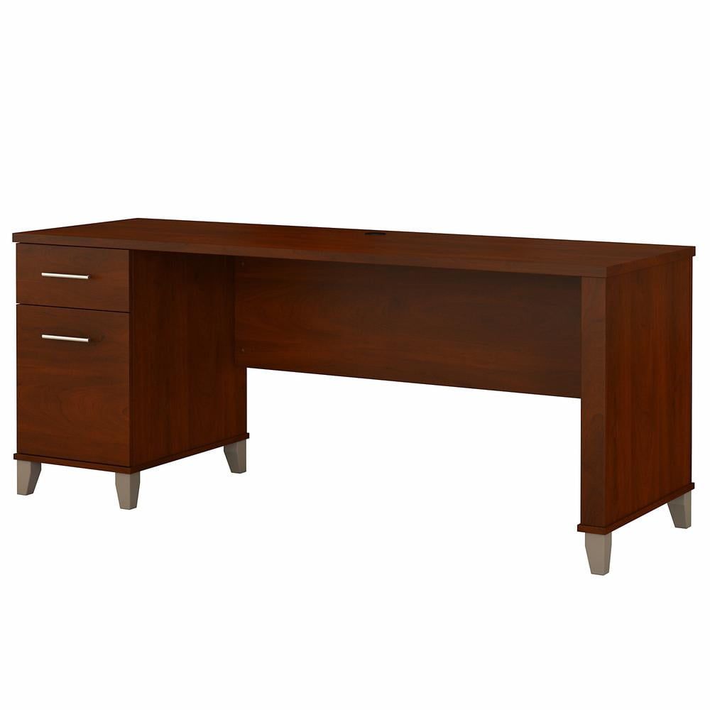 Hansen Cherry Wood Office Desk with Drawers